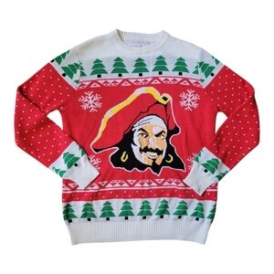 Captain Morgan Rum Ugly Christmas Sweater Fair Isle Pirate Holiday Unisex MD